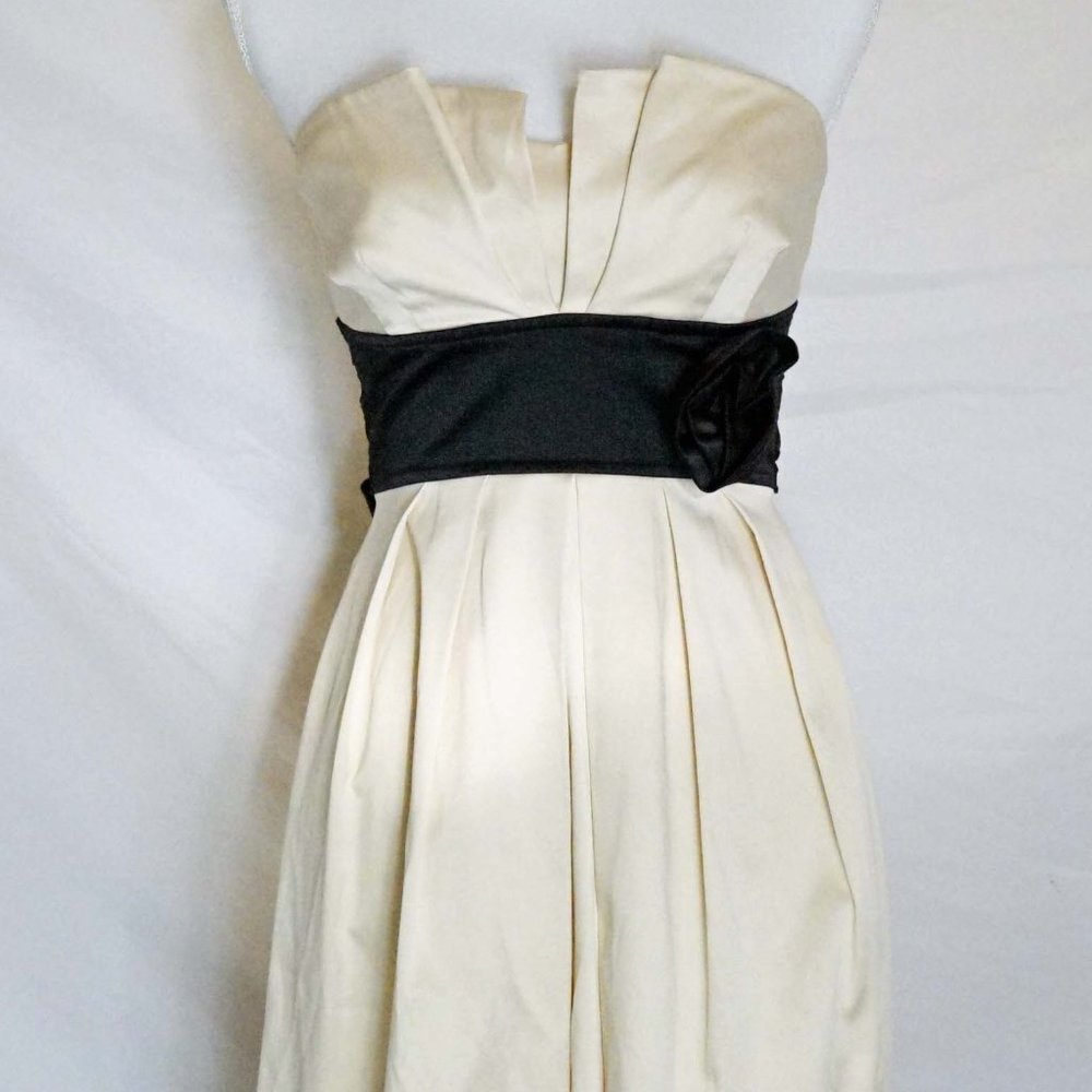 Women's Small Strapless Dress A-line Mystic